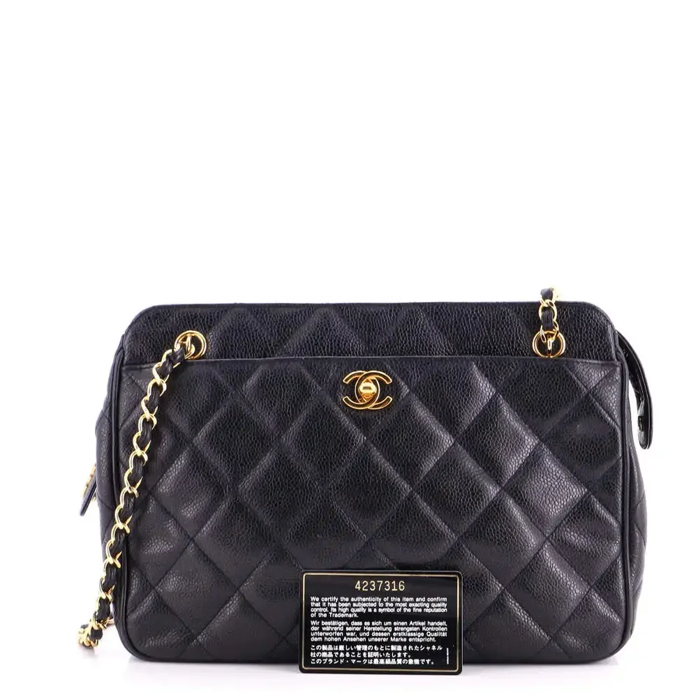 Chanel Vintage Front Pocket Shoulder #240539C41B - Picture 2 of 9